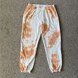 MATE The Label Tie Dye Sweatpants Medium Organic Cotton Lounge Pants- Well worn!
